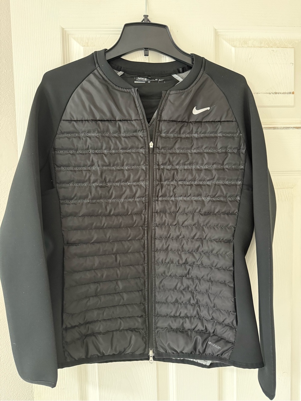Nike Aeroloft HyperAdapt Golf Jacket black Men's Size Large